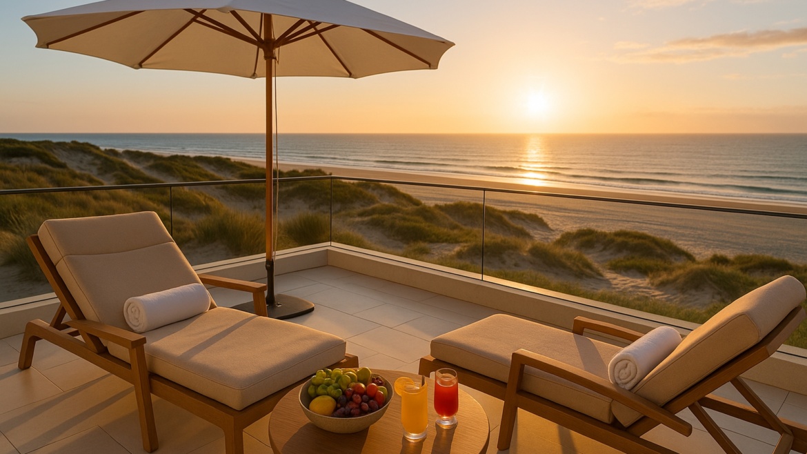 Noclegi z krytym basenem nad morzem