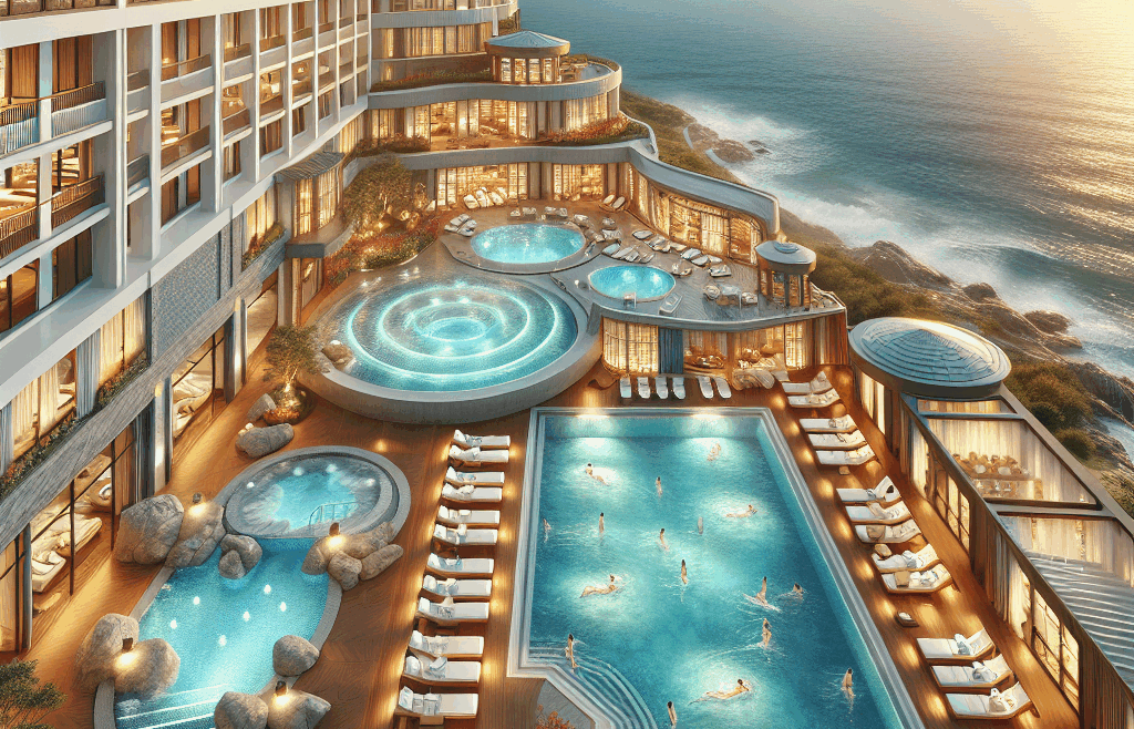 Hotel SPA nad morzem z basenem sauną i jacuzzi, strefa relaksu