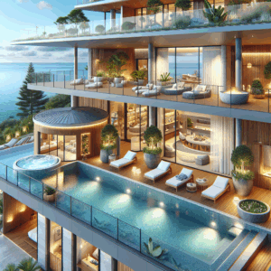 Noclegi nad morzem z basenem – odkryj relaks w apartamentach z jacuzzi i sauną!