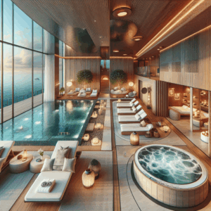 Oaza spokoju: Luksusowe apartamenty nad morzem z basenem, SPA, saunami i jacuzzi na niezapomniane wakacje