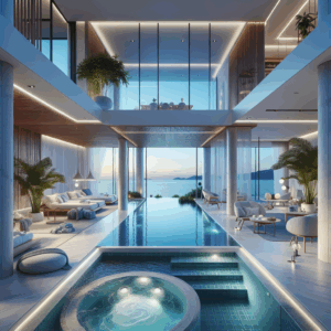 Odkryj apartamenty nad morzem z basenem: luksusowe SPA z sauną i jacuzzi czeka na Ciebie!