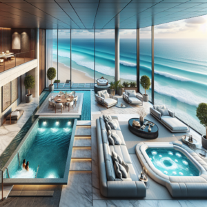 Idealny apartament z basenem nad Morzem Bałtyckim: Relaks w SPA z sauną i jacuzzi!