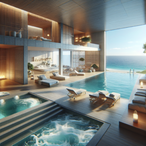 Odkryj Urok Apartamentów z Basenem Nad Morzem: Twoje Wymarzone SPA z Saunami i Jacuzzi!