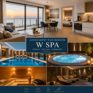 Relaks nad Bałtykiem: Apartament z Basenem, SPA, Sauną i Jacuzzi dla Wymarzonego Wypoczynku!